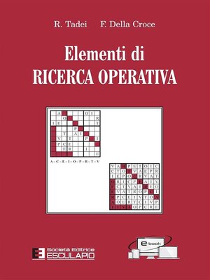 cover image of Elementi di Ricerca Operativa